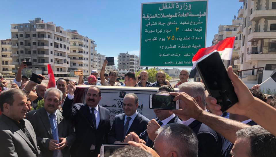 خميس يفتتح مشروع متحلق جبلة الشرقي بكلفة تفوق ثلاثة مليارات